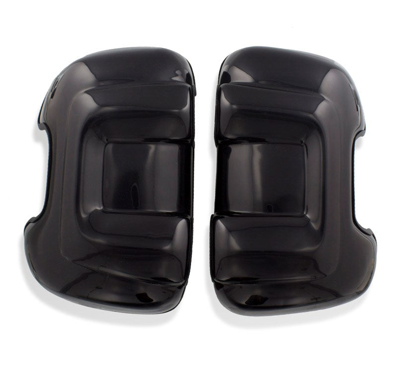 pair of Black Citroen motorhome mirror protectors 